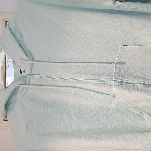 Old Navy Juniors zipper up hooded light weight sweatshirt size medium - Picture 3 of 5